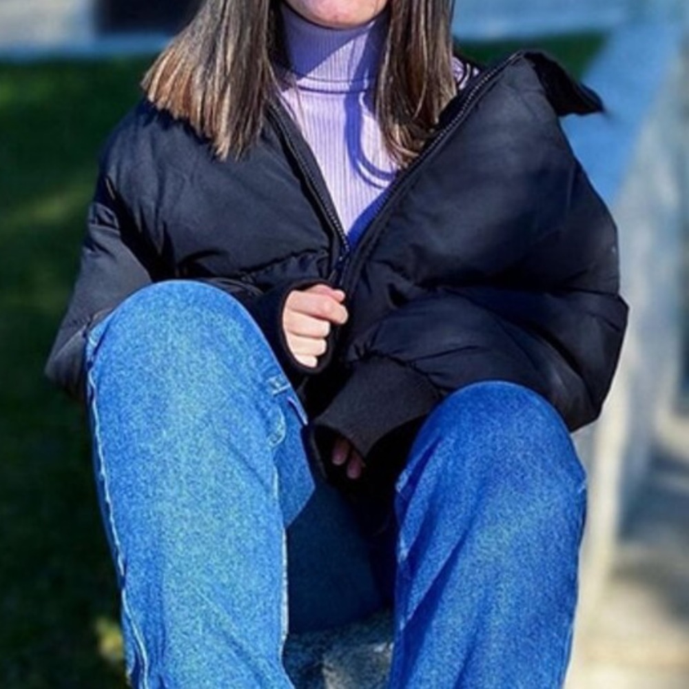 Drop Shoulder Puffer Jacket - Picture 12 of 15